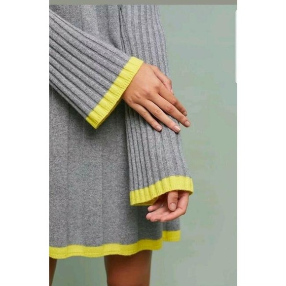 Anthropologie Arsenau Sweater Dress, Grey, Small - Picture 3 of 14
